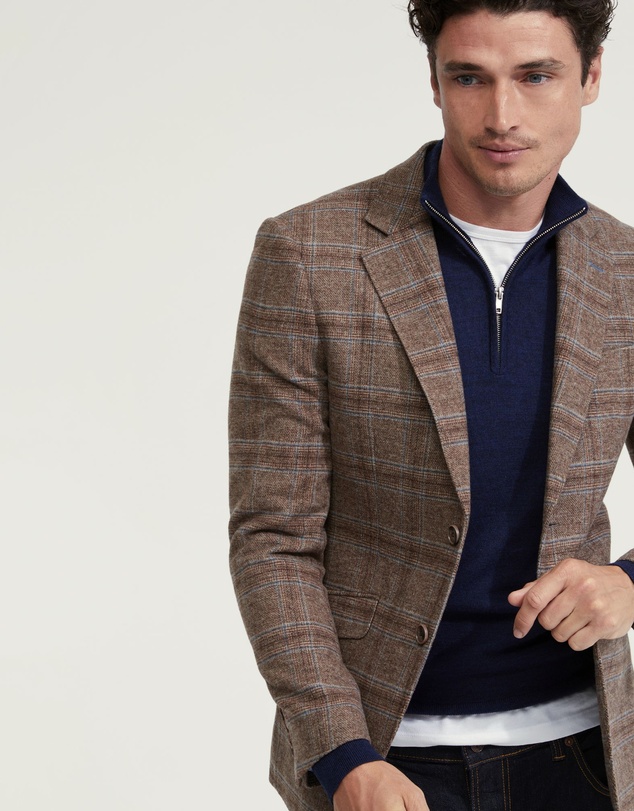 Oxford - Blake Wool Rich Checked Blazer