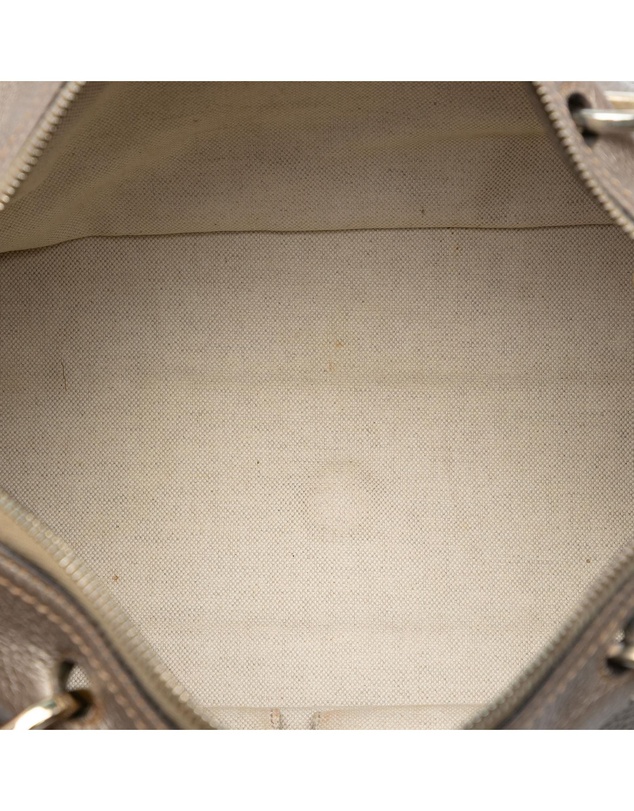 Pre-Loved by Azura Reborn - Pre-Loved Medium Calfskin Bamboo Shopper Boston Bag