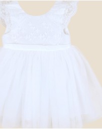 Bebe by Minihaha - Lace and Tulle Frill Dress With Bloomers - Babies