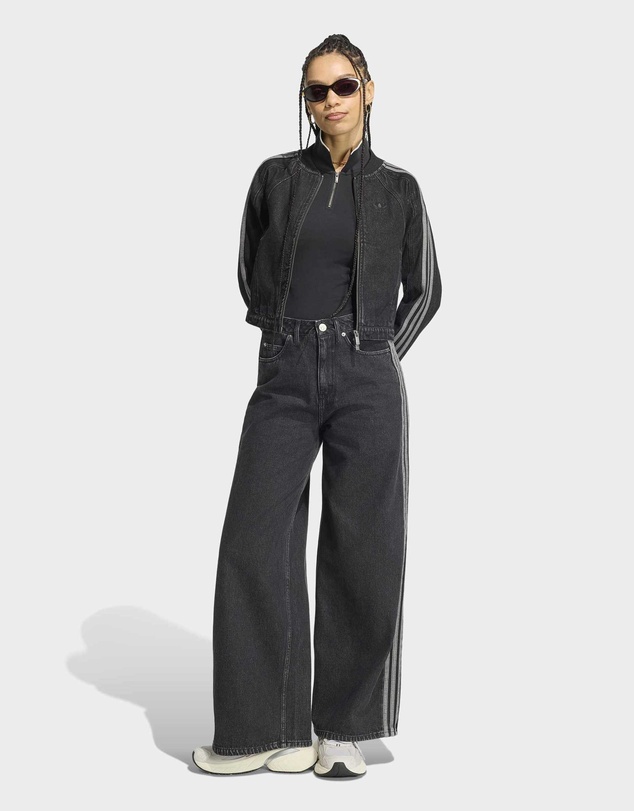 adidas Originals - HIGH RISE WIDE LEG DENIM PANT Womens
