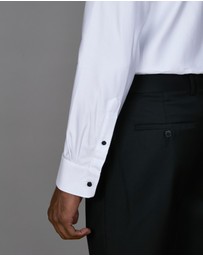 Abelard - Bottone Nero Evening Slim Fit Shirt