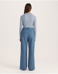 SABA - Celeste Wool Pleat Front Pant