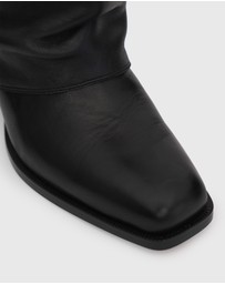 Betts - Winnie Leather Cuffed Knee Boots