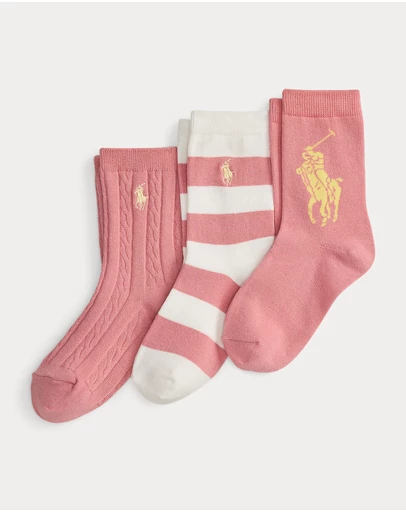 Polo Ralph Lauren - Candyshop Socks 3-Pack - Kids