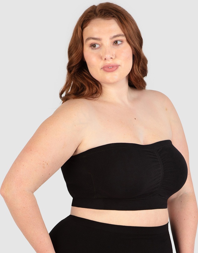 B Free Intimate Apparel - Cotton-Rich Padded Strapless Bra (A-B-C) Cup
