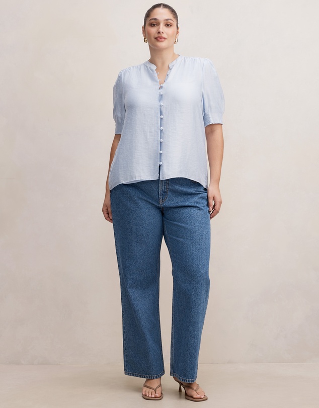 Forever New Curve - Tahlia Curve Tuck Detail Blouse