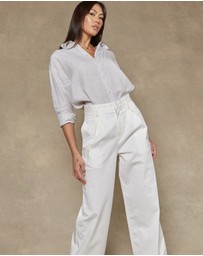 DRICOPER DENIM - Maya Ivory Wide Leg Pants