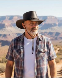 Jacaru - Jacaru 1028 Kangaroo Soft Hat with Chinstrap