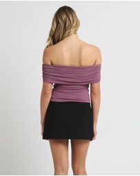 Alice In The Eve - Armani Cold Shoulder Top