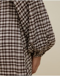 The Fated - Montant Check Mini Dress