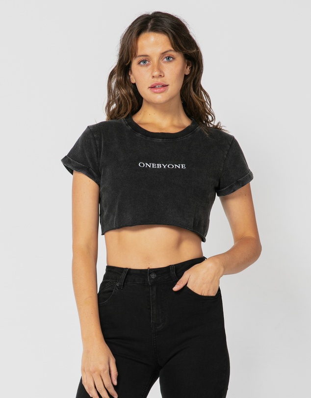 ONEBYONE - Insignia Crop Tee