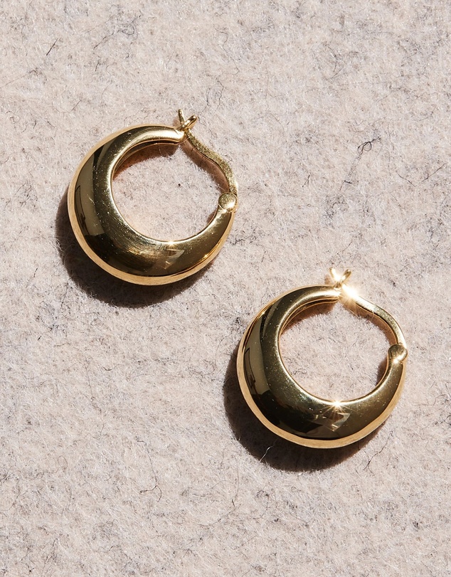 SAINT VALENTINE - Positano Large Hoops - Gold