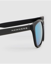 Hawkers Co - HAWKERS - Polarized Carbono Blue Chrome One Sunglasses for Men and Women UV400