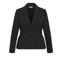 City Chic - Ivy Belted Blazer