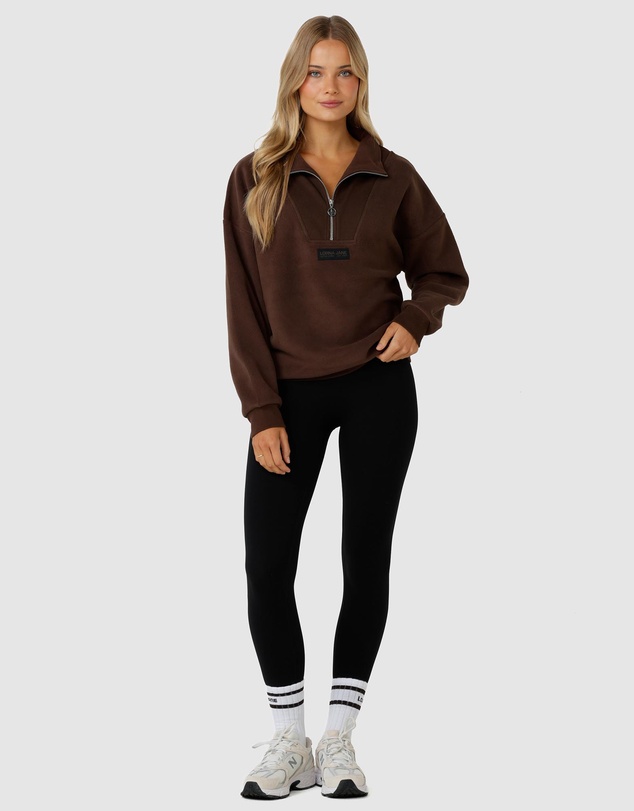 Lorna Jane - Clubhouse Polar Fleece Half Zip Sweater