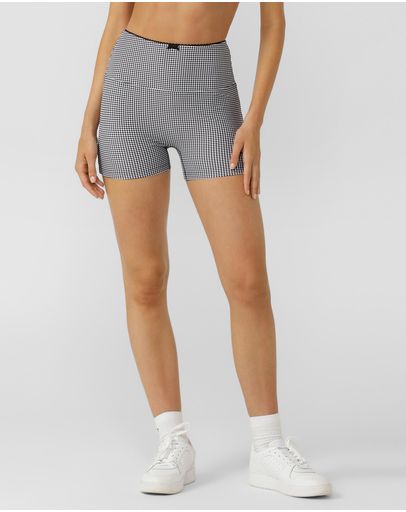 Greyscale Gingham Print
