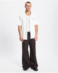 Bogey Boys - Micro Suede Button-Up Shirt