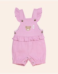 Huxbaby - Candy Stripe Bubble Romper - Babies-Kids
