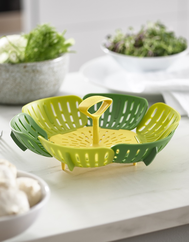 Joseph Joseph - Bloom™ Folding Steamer Basket (Green)