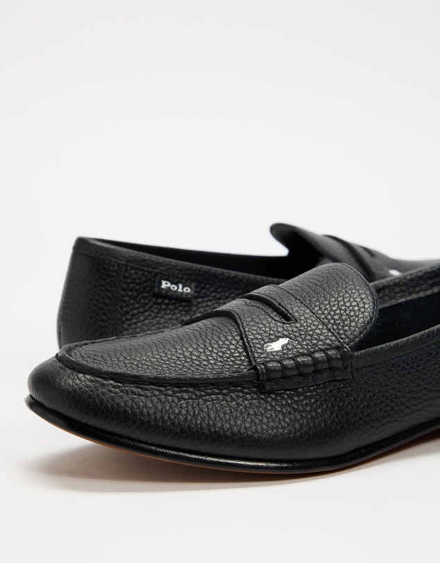 Polo Ralph Lauren - Pebbled Leather Penny Loafer - ICONIC EXCLUSIVE