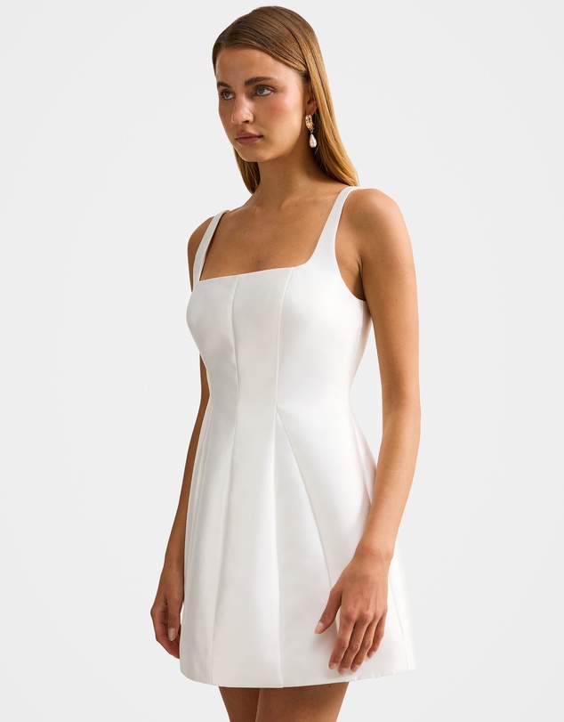 Forever New - Kaitlyn Structured Satin Mini Dress