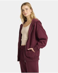 Billabong - Womens Wave Essentials Zip Pullover Hoodie