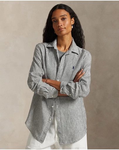 Polo Ralph Lauren - Classic Fit Striped Linen Shirt