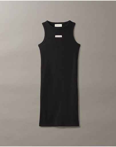 Calvin Klein Jeans - Girls Slim Ribbed Sleeveless Dress