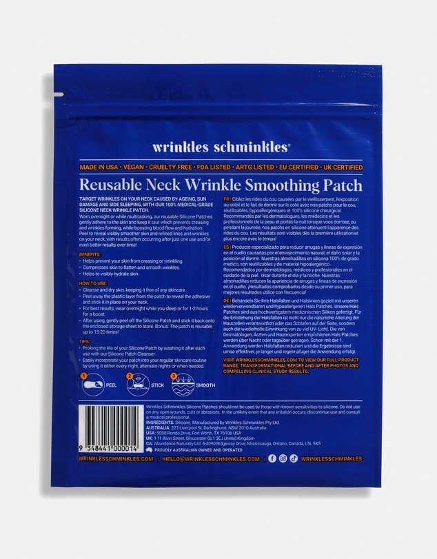 Wrinkles Schminkles - Neck Wrinkle Patches