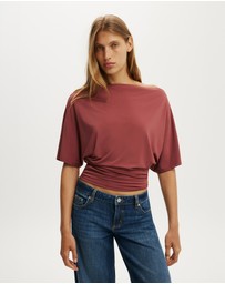 Cotton On - Lana Batwing SS Top