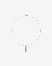 Michael Hill - 0.07 Carat TW Diamond Knots Pendant in 10kt Yellow Gold