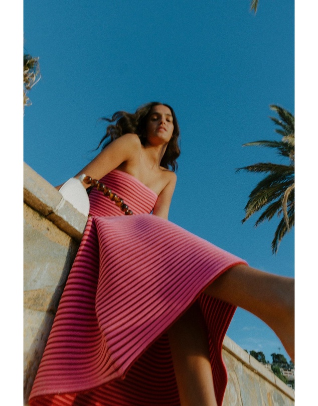 The Wolf Gang - Sunmor Knit Maxi Dress - Candy