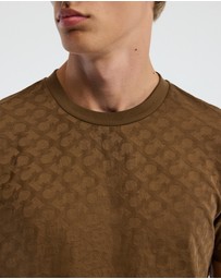 Calibre - Monogram Jacquard T-shirt Toffee