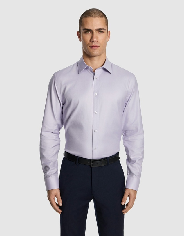 yd. - Maximum Two Ply Cotton Premium Slim Dress Shirt