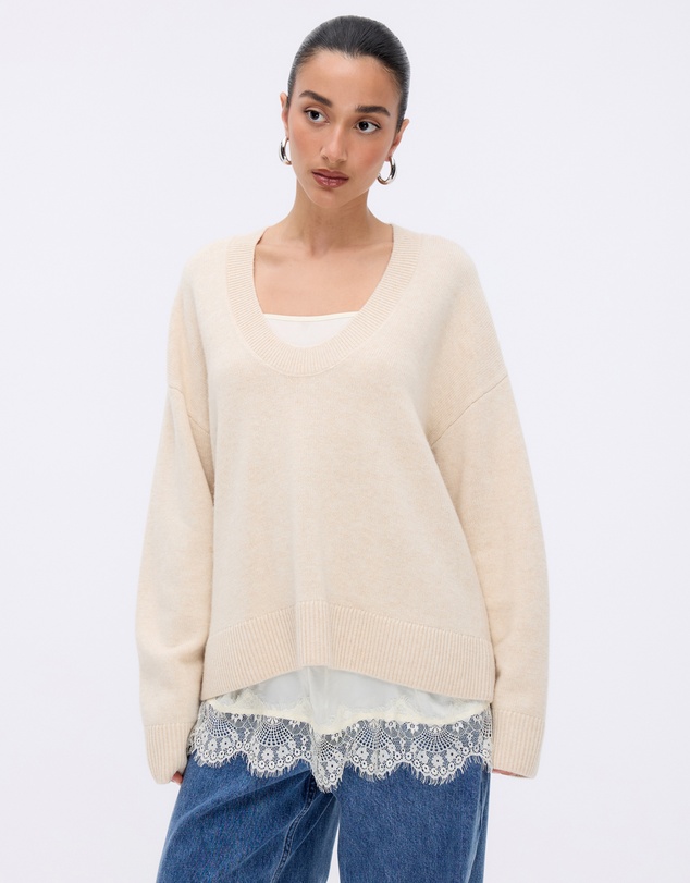 Minima Esenciales - Soren Wool Cashmere Blend Jumper