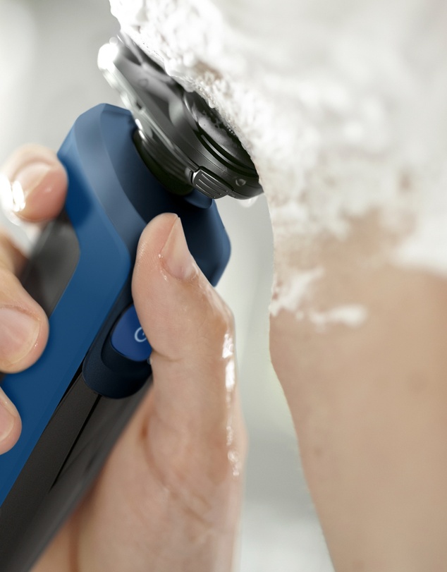 Philips - Philips Shaver Series 5000 Re-skin (Non SkinIQ), with precision trimmer attachment Dark Royal Blue