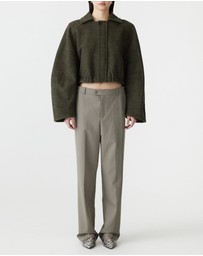 Bassike - Woollen Zip Front Jacket
