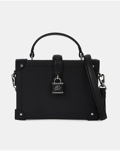 Karl Lagerfeld - K/Autograph Padlock Small Trunk Bag