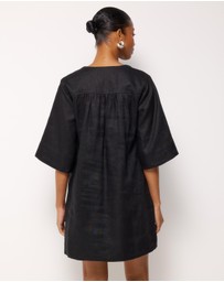 AERE - Soraya Linen Mini Dress