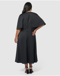 Pink Dusk by Curve Project - Seductive Secrets Midi Dress