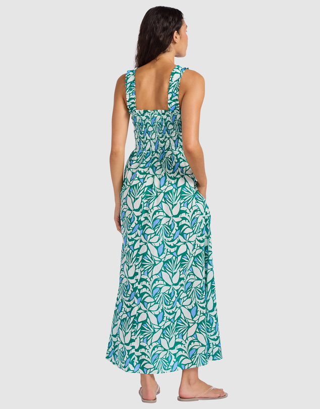 Seafolly - Retro Reef Smocked Dress