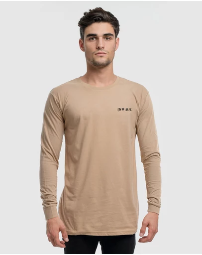 DVNT - Saxon Embroidery Long Sleeve Tee