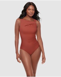 Miraclesuit Swimwear  - Rock Solid Avra Underwired High Neck One Piece Shaping Swimsuit