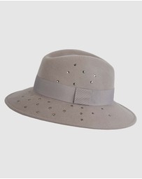 Max Alexander - Winter Felt Grey Fedora Hat