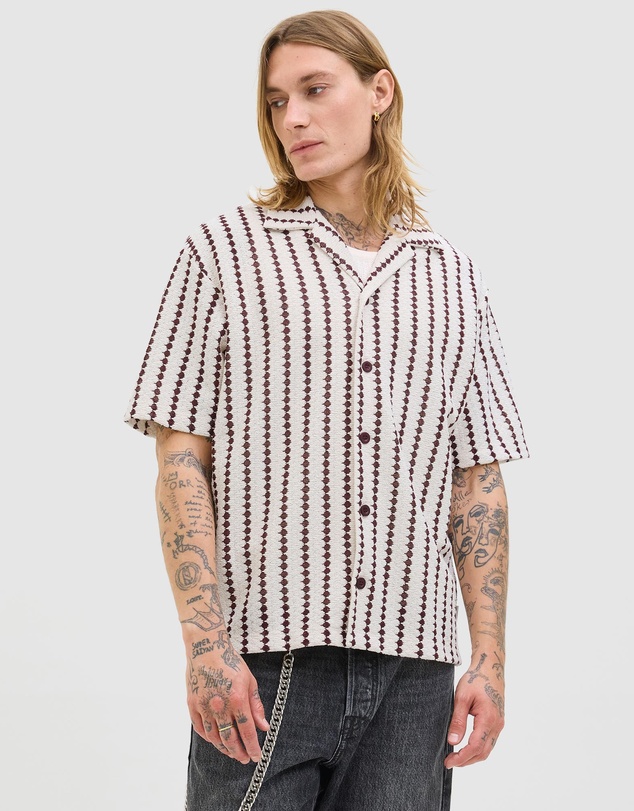 Jack & Jones - Gramercy Jersey Short Sleeve Resort Shirt