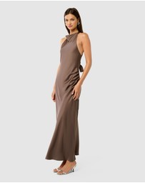 Forever New - Audrey Satin Backless Maxi Dress