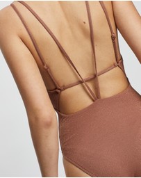 Seafolly - Stardust Deep V-Neck Maillot