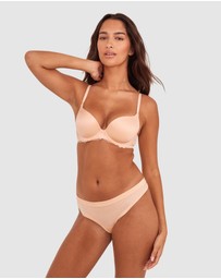 Bras N Things - Body Bliss Lace Lightly Lined Bra - Light Coral