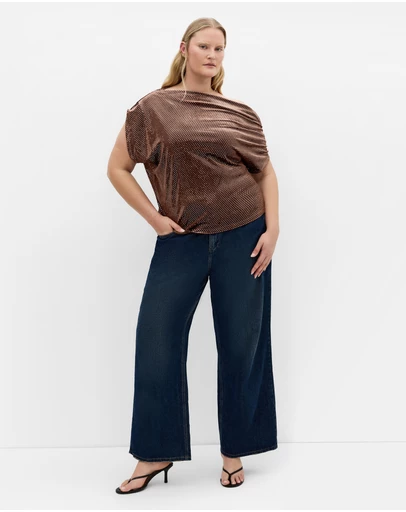 City Chic - Shimmy Off Shoulder Top