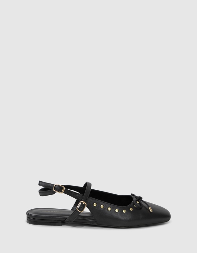 Belle & Bloom - True Romance Slingback Leather Flat